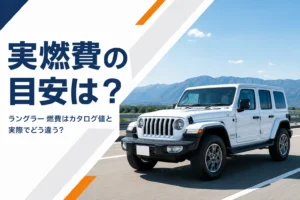 高速道路を走るラングラー